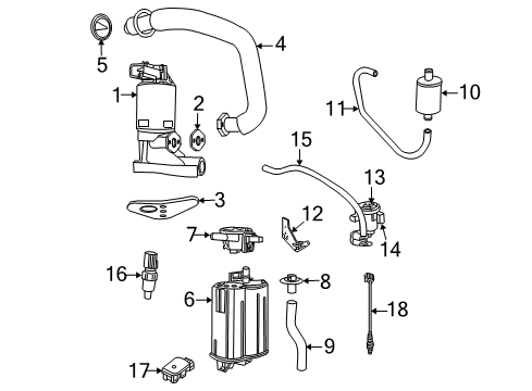 2004 Dodge Durango Oxygen Sensor, Front Diagram for 56028998AA