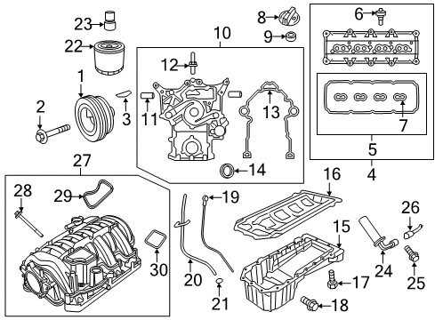 2022 Dodge Charger Valve - Intake Short Running Valve Diagram for 5038529AD