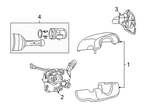 2011 Ram Dakota Shroud Diagram for 5GE09ZJ8AD