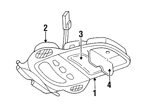 1998 Dodge Caravan Module Diagram for 4685368AD