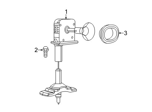 2014 Ram 1500 Spare Tire Carrier Diagram 2 - Thumbnail