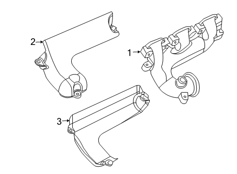 2008 Chrysler 300 Lower Shield, Driver Side Diagram for 4792783AA