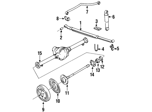 1991 Jeep Cherokee Overhaul Kit Diagram for 5252631