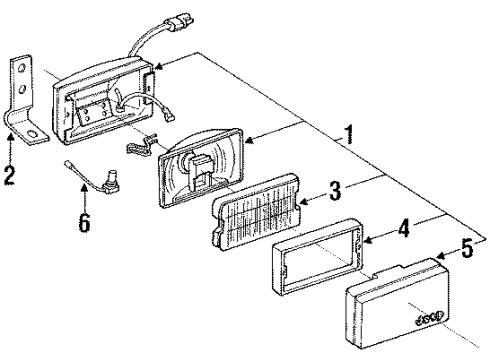 1985 Jeep Wagoneer Fog Lamps Diagram