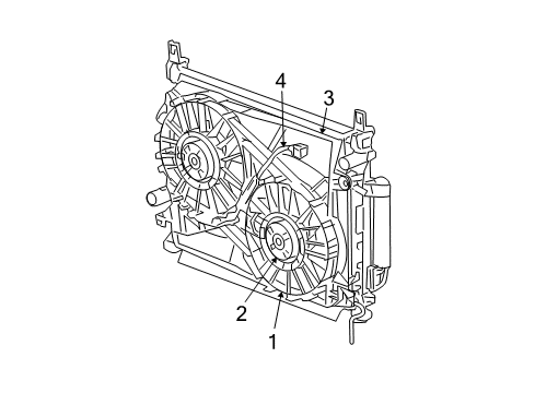 2006 Dodge Magnum Cooling Fan Diagram 3 - Thumbnail