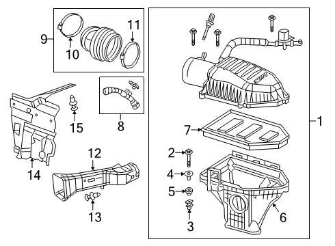 2020 Dodge Charger Hose Clamp Diagram for 68175280AA