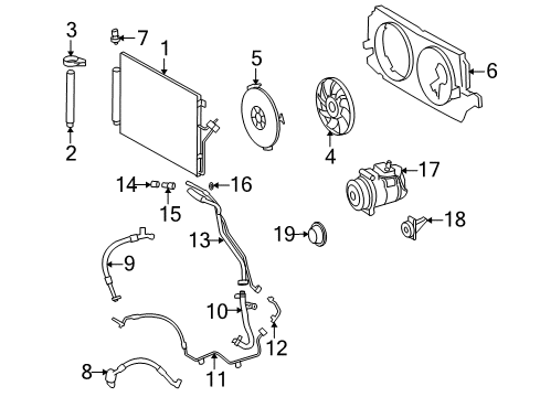 2007 Dodge Sprinter 3500 Bolt Hexagon Flange Head M8X1.25X30.00 Diagram for 6104198AA