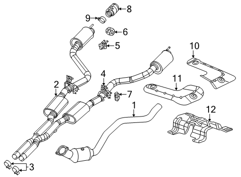 2018 Dodge Charger Exhaust Components Diagram 5 - Thumbnail