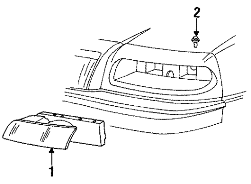 1993 Chrysler LeBaron Headlamps Diagram