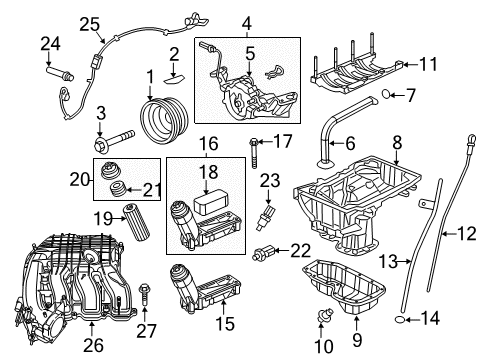 2011 Chrysler 300 Oxygen Sensor, Front Driver Side Diagram for 56029049AA