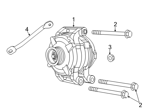 2021 Jeep Grand Cherokee Alternator Diagram 4 - Thumbnail