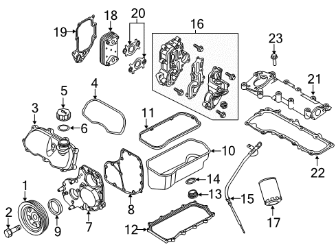 2015 Ram ProMaster 1500 Drain Plug Diagram for 68094567AA