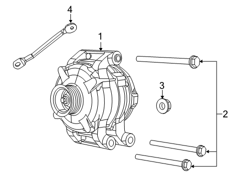 2012 Dodge Challenger Strut Bracket Diagram for 4593946AC