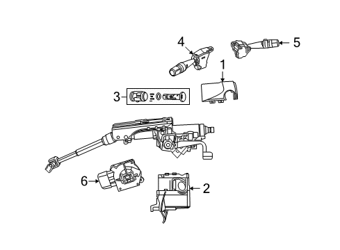 2008 Jeep Compass Lower Shroud, Beige Diagram for 1CH70DK7AB
