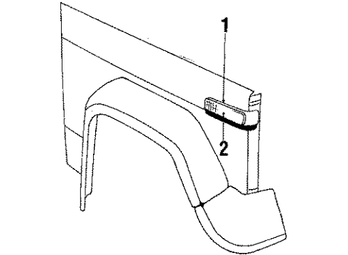 1987 Jeep J10 Base Diagram for J5465791
