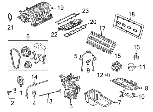 2005 Chrysler 300 Dipstick Diagram for 5037739AA