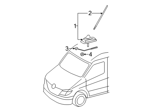 2009 Dodge Sprinter 2500 Base Diagram for 68013417AA