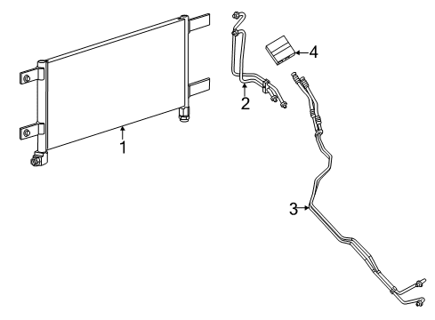 2014 Ram 2500 Connector Tube Diagram for 68184885AA