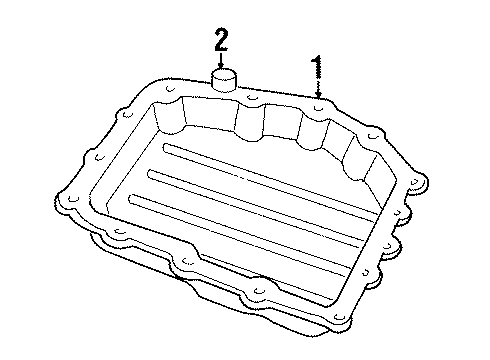 1995 Chrysler Sebring Transaxle Parts Diagram