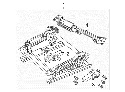 2009 Chrysler Aspen Hardware Kit Diagram for 68046506AA