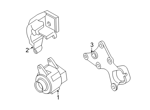 2004 Dodge Intrepid Alternator Diagram for RL608826AA