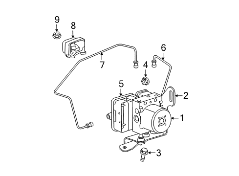 2009 Jeep Grand Cherokee Yaw Rate Sensor Diagram for 56029483AA