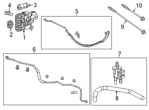 2018 Jeep Cherokee Emission Components Diagram