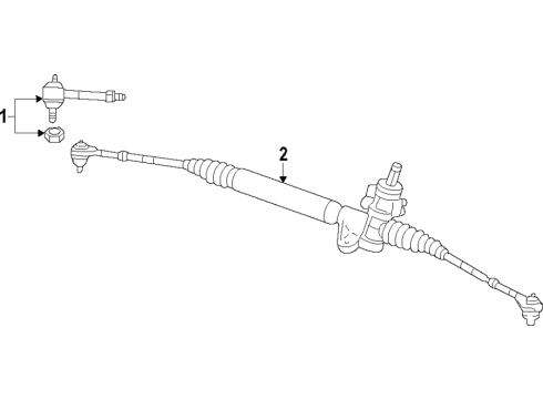 2020 Jeep Grand Cherokee Steering Gear & Linkage Diagram 4 - Thumbnail
