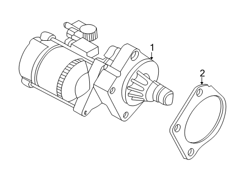 2003 Chrysler 300M Starter Diagram