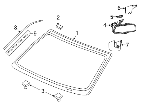 2013 Ram 2500 Lower Cover, Front Diagram for 1YW14DX9AC