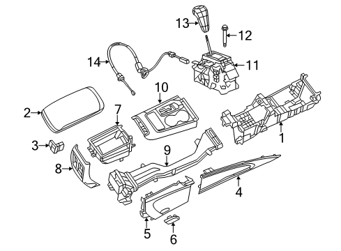 2012 Jeep Grand Cherokee Side Panel, Beige, Front Driver Side Diagram for 1MC59HL1AC