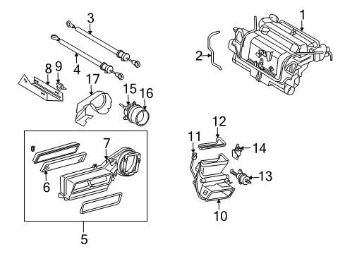 2006 Dodge Sprinter 3500 Actuator Diagram for 5133441AA