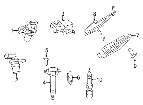 2013 Chrysler 200 Spark Plug Diagram for SP00ZFR5AP