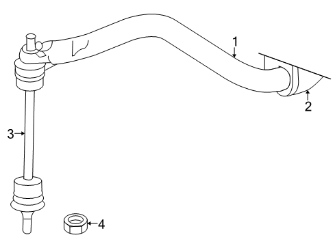2006 Dodge Viper Stabilizer Bar & Components Diagram 2 - Thumbnail