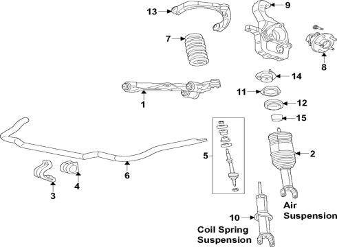 2022 Jeep Wagoneer Stabilizer Bar Clamp, Front Passenger Side Diagram for 68455364AB
