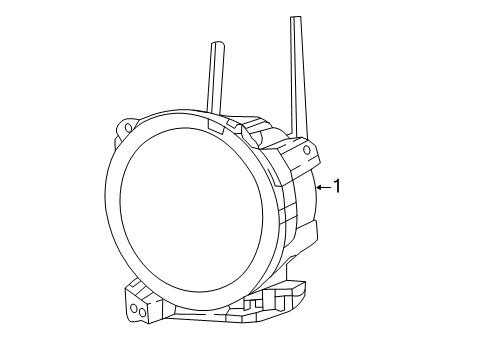 2021 Jeep Wrangler Headlamp Components Diagram