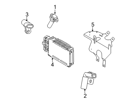 2004 Dodge Intrepid PCM Diagram for R4896501AE