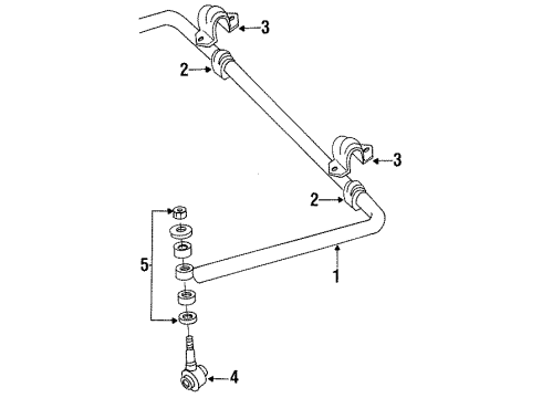 1990 Dodge W250 Stabilizer Bar & Components Diagram 4 - Thumbnail