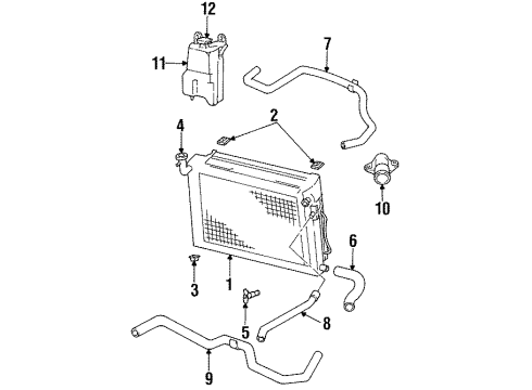 1993 Dodge Caravan Pulley Diagram for 4612172