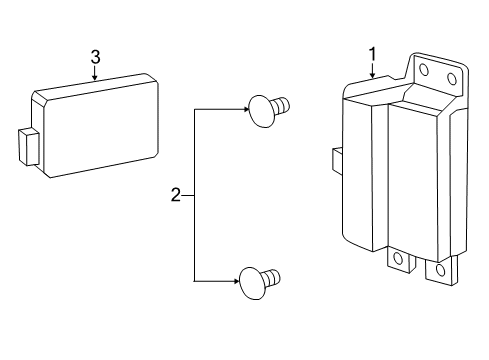 2014 Dodge Charger Control Module Diagram for 68157152AE