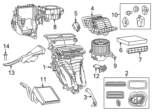 2015 Ram ProMaster City Actuator Diagram for 68270227AA