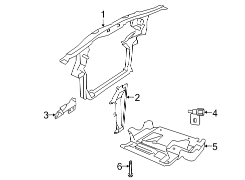 2008 Dodge Nitro Side Seal, Passenger Side Diagram for 68020680AA