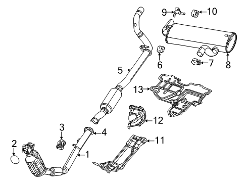 2024 Jeep Wrangler None - Engine Diagram for 68570193AE