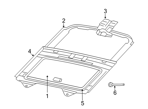 2007 Dodge Caravan Frame Diagram for 1KN54BD1AA