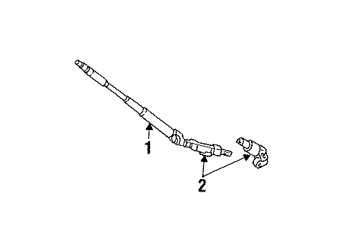 1987 Dodge Dakota Shaft & Internal Components Diagram 2 - Thumbnail