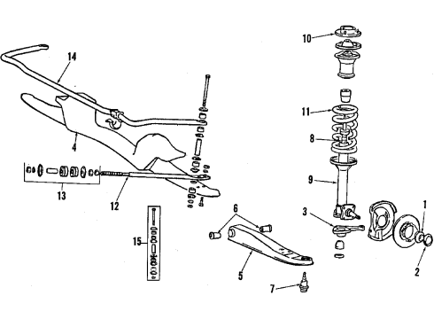 1986 Dodge Conquest Front Suspension Diagram