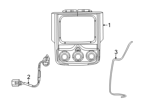 2016 Ram 1500 Wire Harness Diagram for 68096415AD