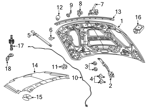 2012 Ram 2500 Lift Cylinder Diagram for 5160343AA