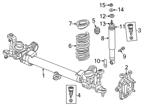 2017 Ram 3500 Coil Spring, Front Diagram for 68172108AA