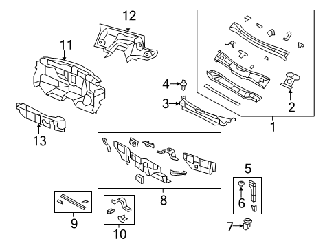 2011 Chrysler 200 Silencer, Outer Diagram for 5155661AC